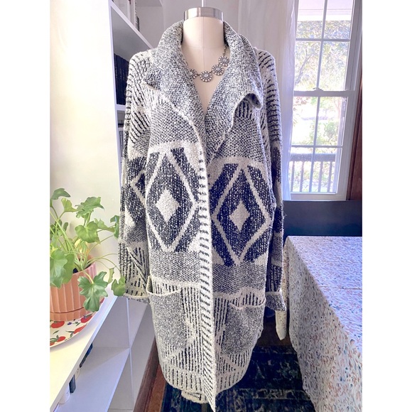 Knox Rose Sweaters - Knox Rose Thick Chunky Knit Open Front Cardigan Sweater